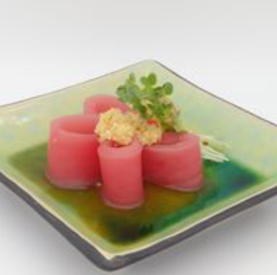 Order Garlic Tuna Sashimi food online from Go Go Sushi store, Pasadena on bringmethat.com