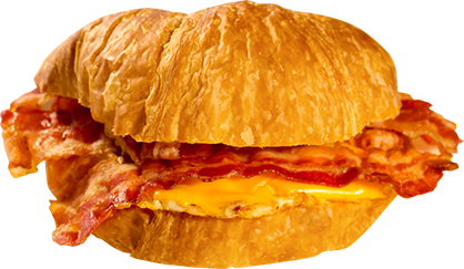 Order Bacon Eggs and Cheese on a Croissant food online from Coney Island Bagels store, Brooklyn on bringmethat.com