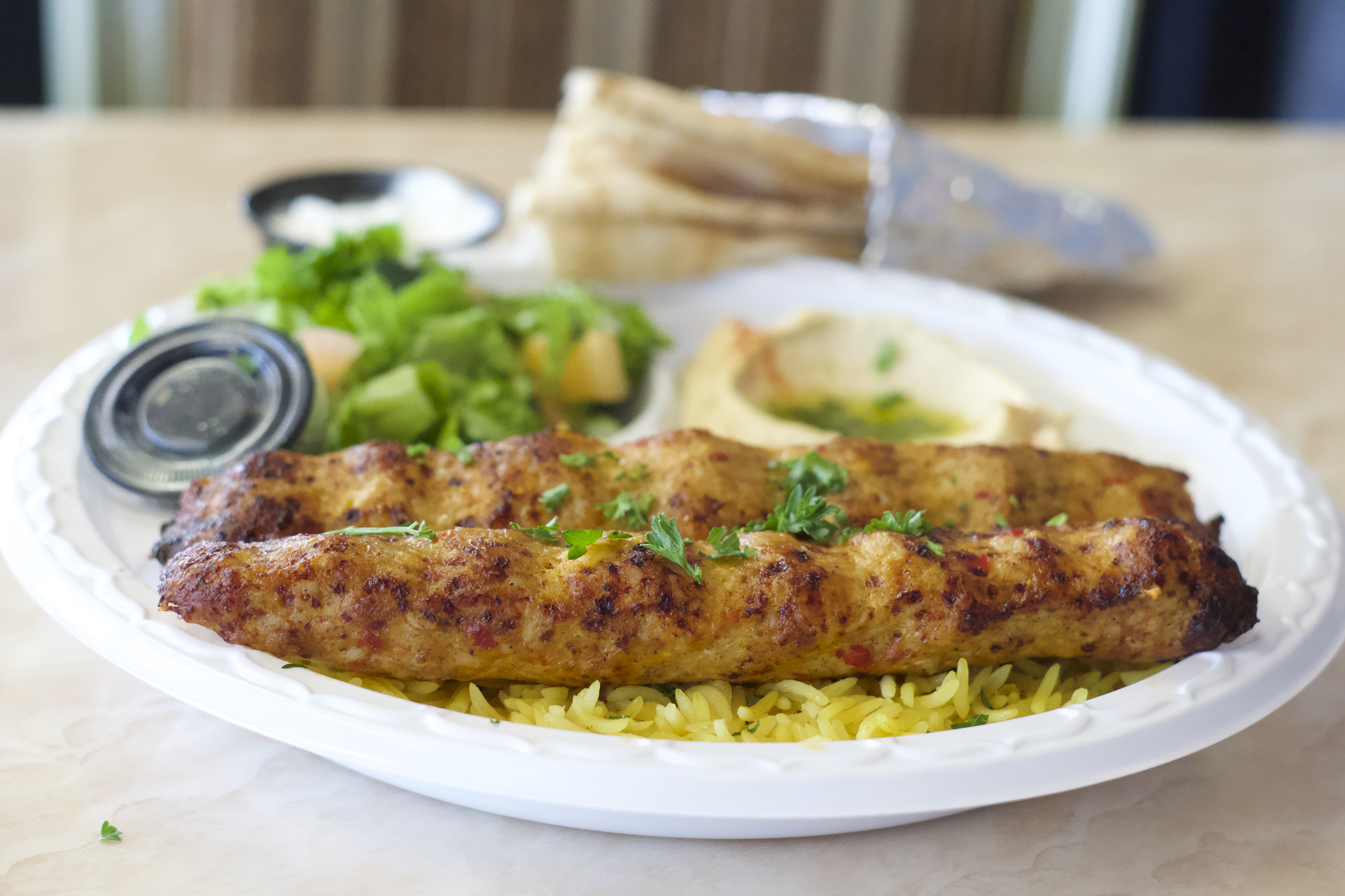 Order Chicken Lula Plate food online from Pita Grill store, Fresno on bringmethat.com