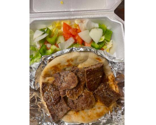 Order “Laila” Lamb Gyro Platter food online from Kennedy Fried Chicken store, Monticello on bringmethat.com