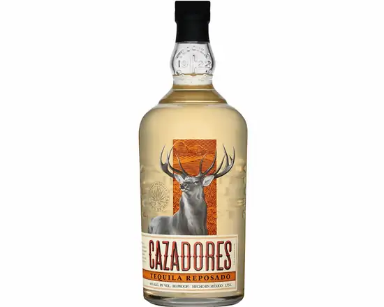 Order Cazadores Reposado, 750 ml tequila (40% ABV) food online from Van Ness Liquors store, San Francisco on bringmethat.com