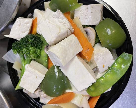 Order Steamed Bean Curd With Vegetables  food online from Asian Wok store, Alexandria on bringmethat.com
