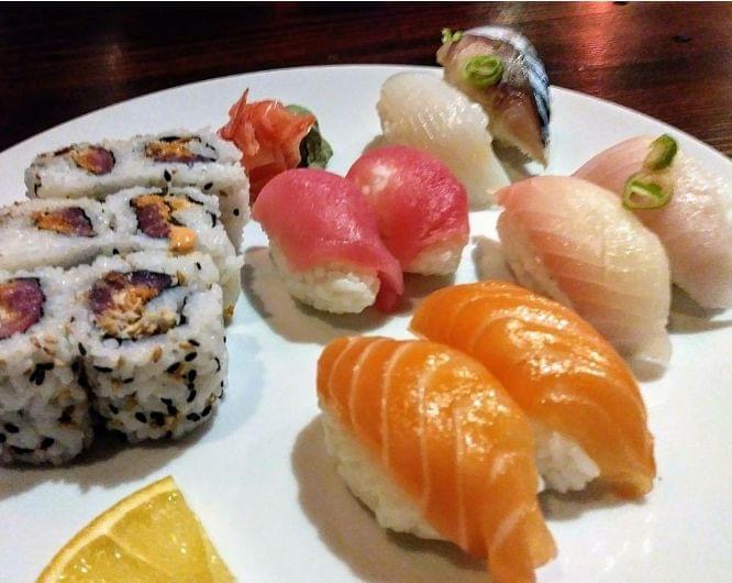 Order Nigiri Dinner food online from Momotaro Sushi store, Richmond on bringmethat.com