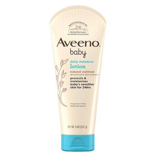Order Aveeno Baby Lotion with Colloidal Oatmeal Fragrance-Free - 8.0 oz food online from Walgreens store, Brookhaven on bringmethat.com