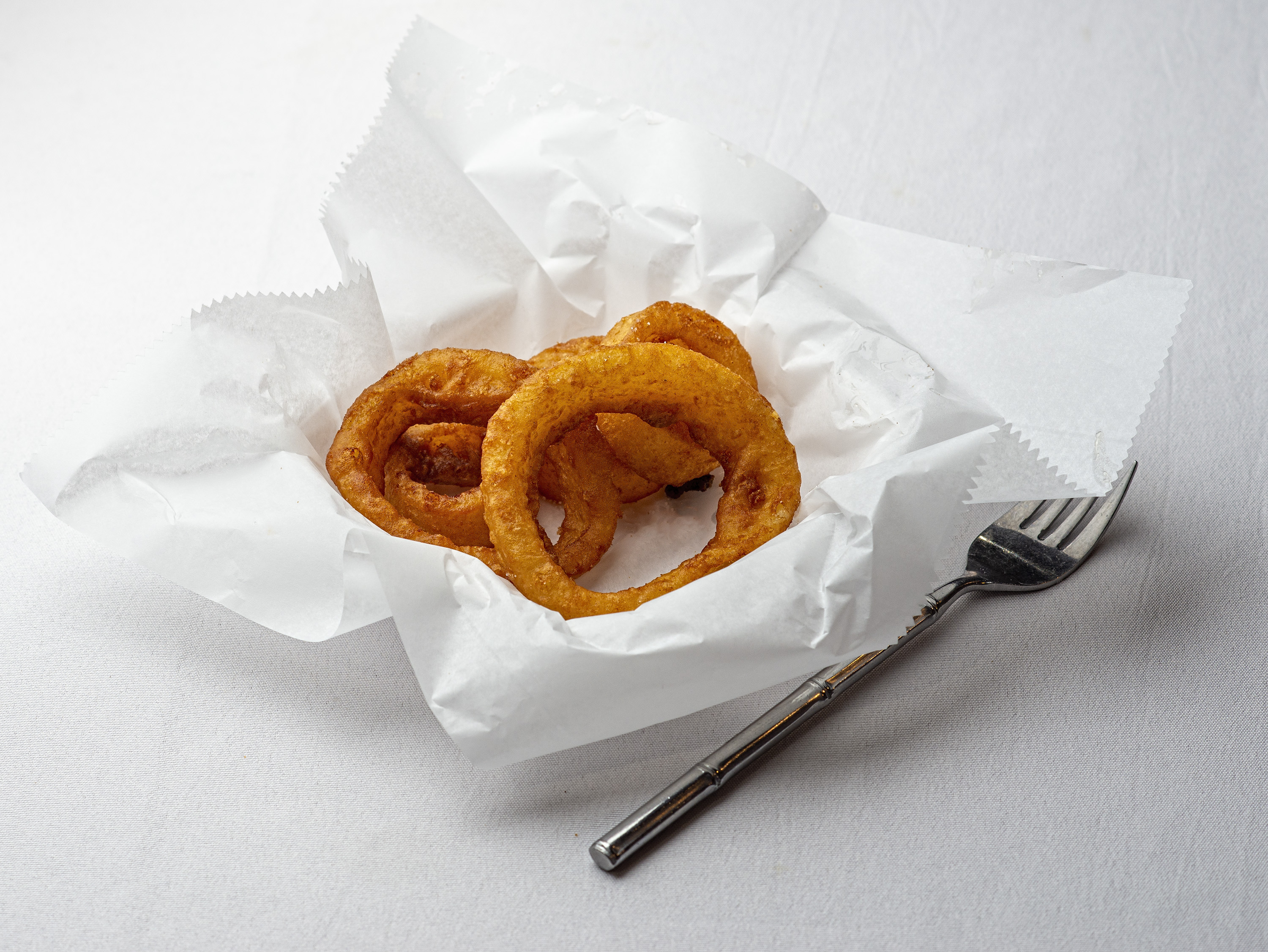 Order Onion Rings food online from Papa Al Chicken And Waffles store, Rockaway on bringmethat.com
