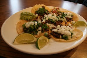 Order Mini Tacos (5) food online from Casa Fuentes store, Branson on bringmethat.com