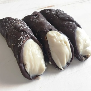 Order Chocolate Cannoli food online from New York Pizza & Family Restaurant store, Tannersville on bringmethat.com