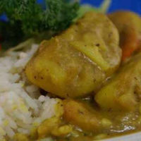 Order Curry Potato with Plain Rice or Rice & Peas food online from Taste of the Caribbean store, Capitol Heights on bringmethat.com