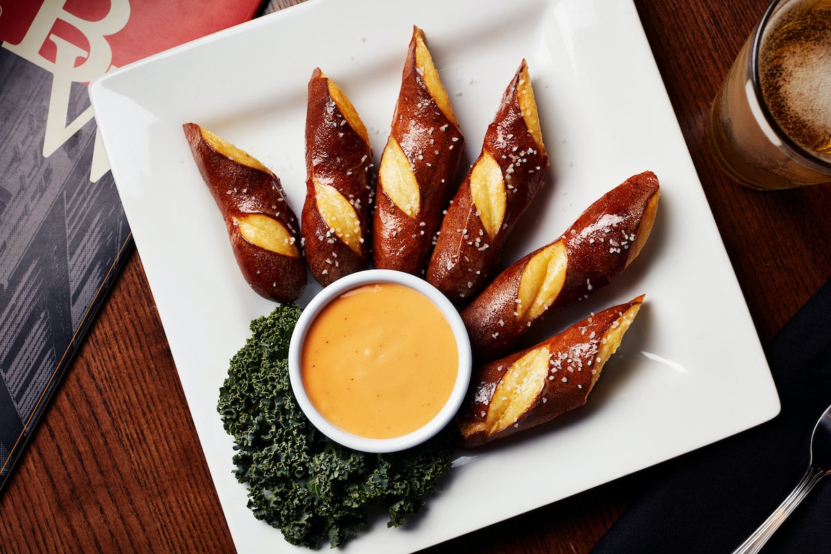 Order BEER CHEESE PRETZELS food online from Big Whiskey's American Restaurant & Bar store, Springfield on bringmethat.com