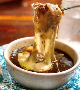 Order French Onion Soup food online from The Fish And The Hog store, Kamuela on bringmethat.com