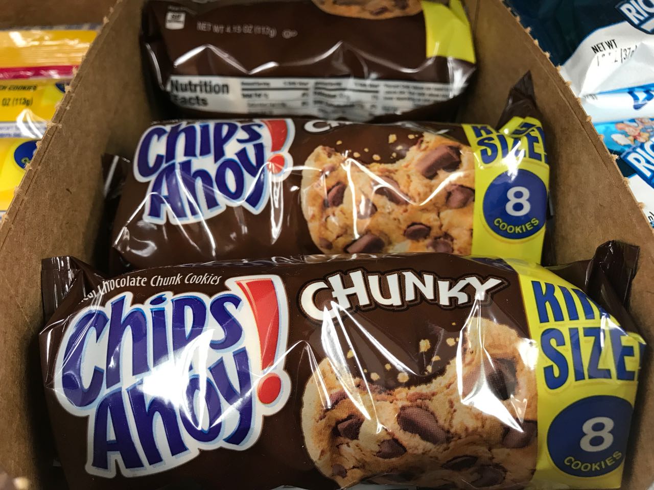 Order 8 King Size Chunky Chips Ahoy Cookies food online from The Ice Cream Shop store, Providence on bringmethat.com