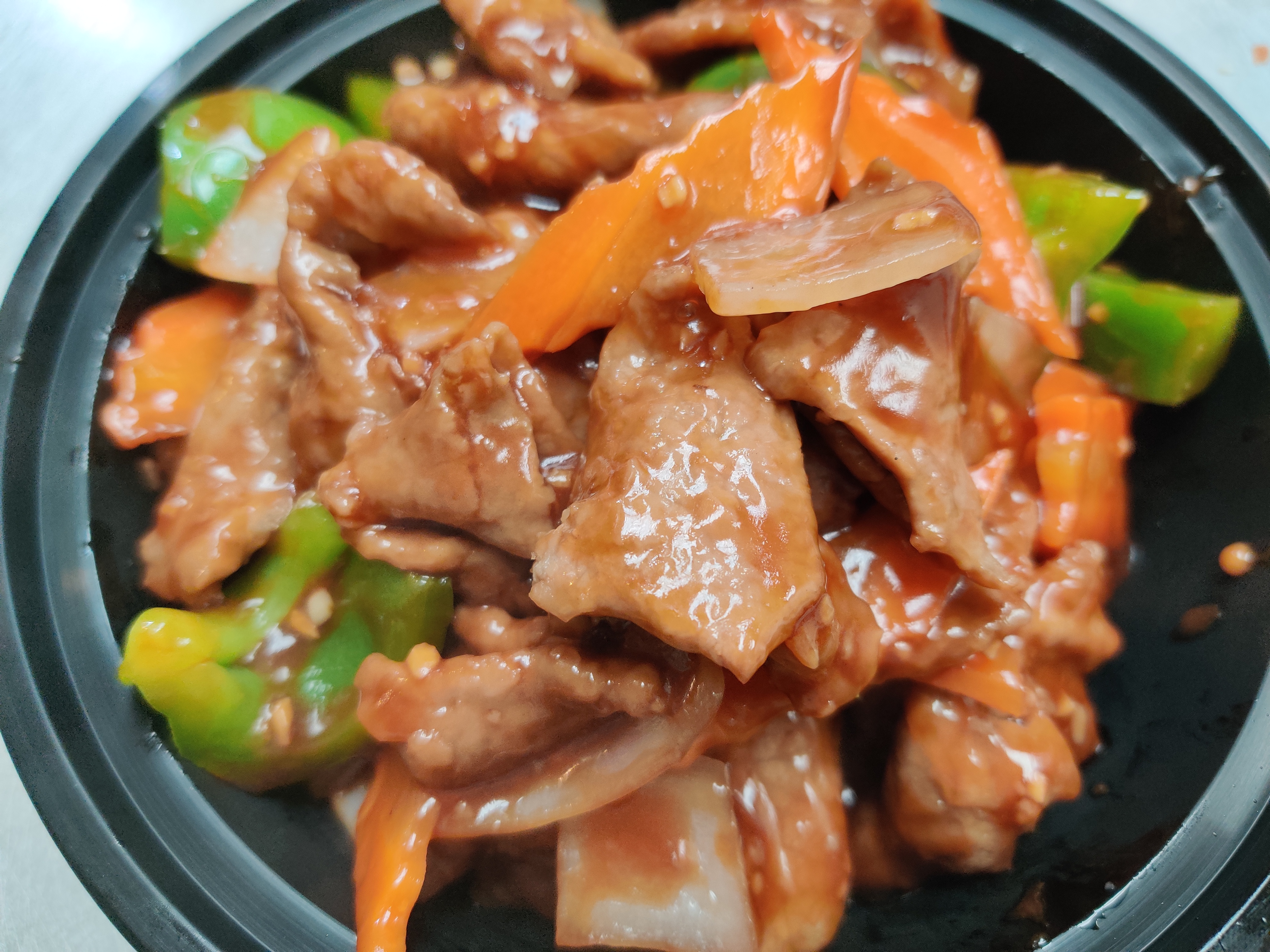 Order B7. Beef with Garlic Sauce food online from Sam Cafe store, Houston on bringmethat.com