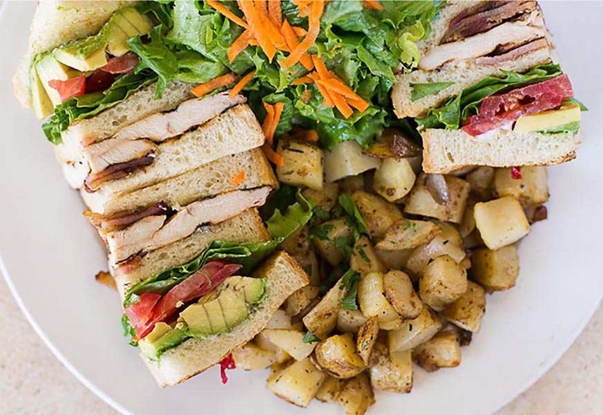 Order Crepevine Club Sandwich food online from Crepevine store, Santa Rosa on bringmethat.com