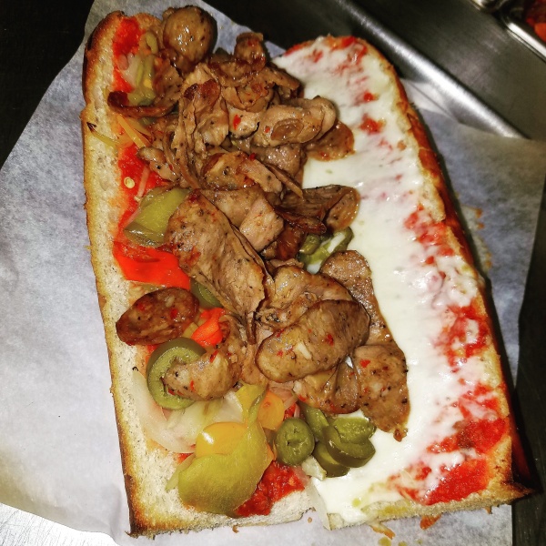 Order Sausage Sandwich food online from Mama Mia Pizzeria store, Fresno on bringmethat.com