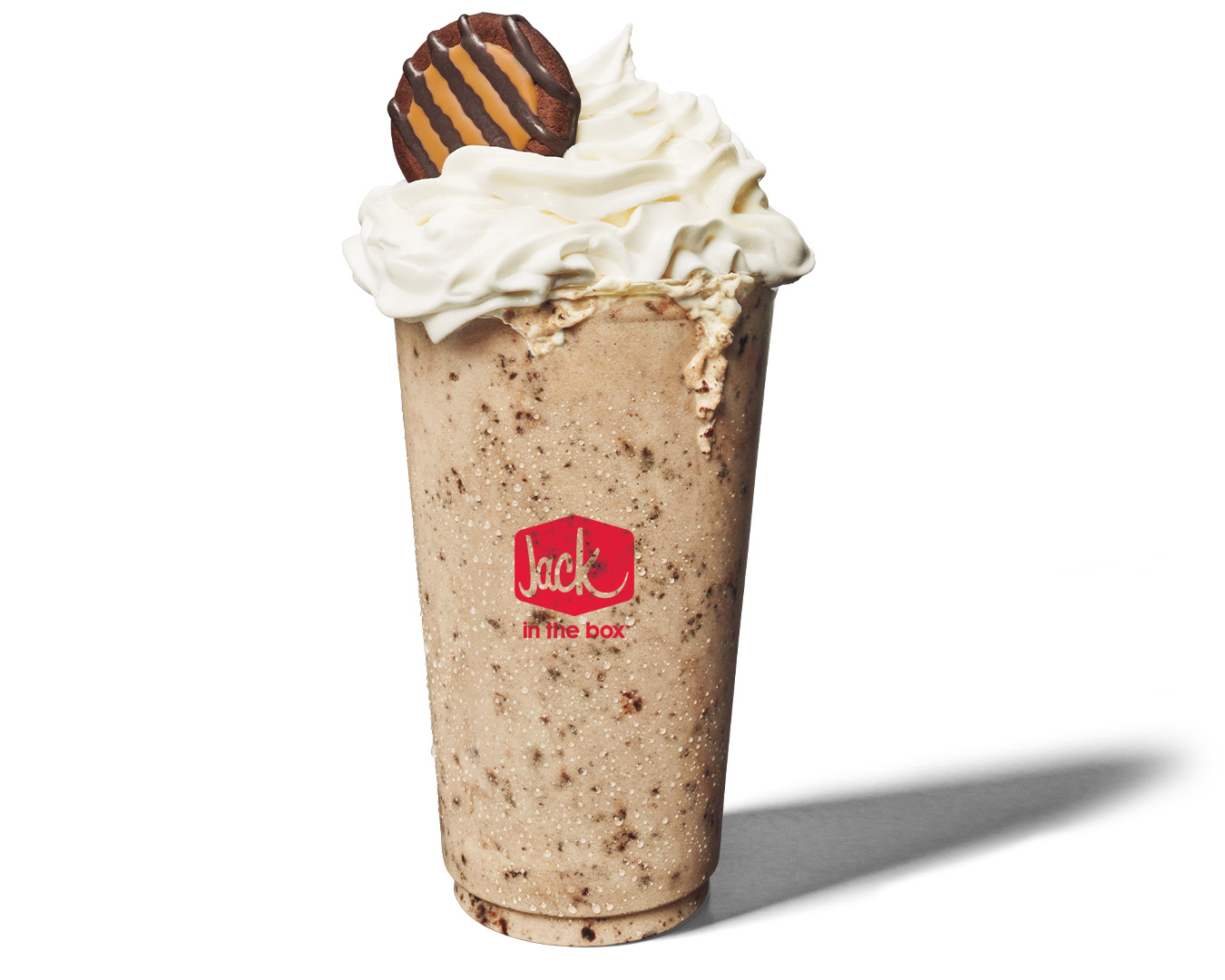 Order Large Girl Scout Adventurefuls™ Caramel Brownie Shake food online from Jack In The Box store, Houston on bringmethat.com