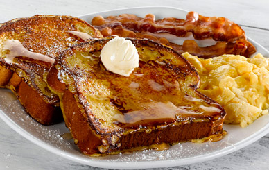 Order Brioche French Toast Platter food online from Perkins Restaurant & Bakery store, Fairfield on bringmethat.com