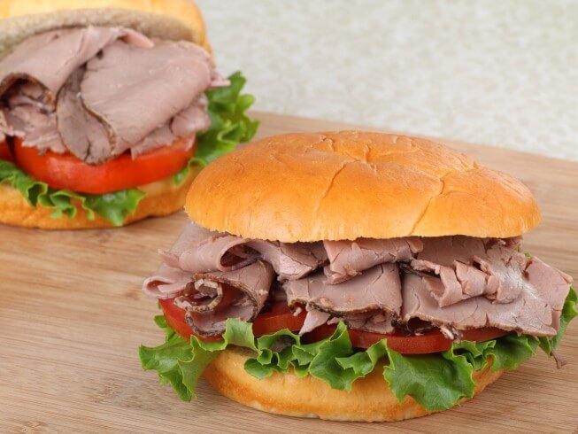 Order Roast Beef Sandwich food online from Bagels And More store, Bergenfield on bringmethat.com