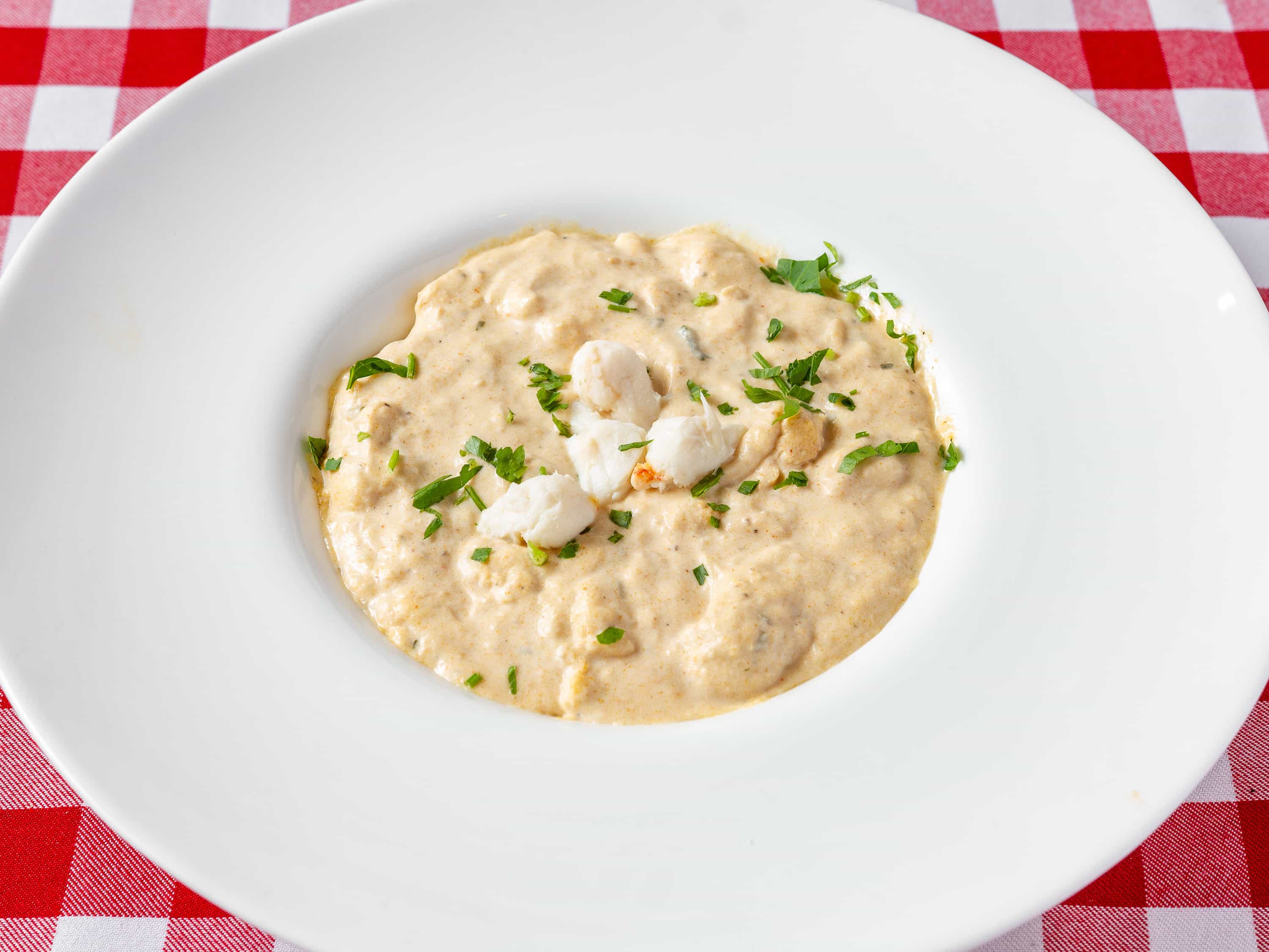 Order Cream of Crab Soup food online from Nonna Angela store, Crofton on bringmethat.com