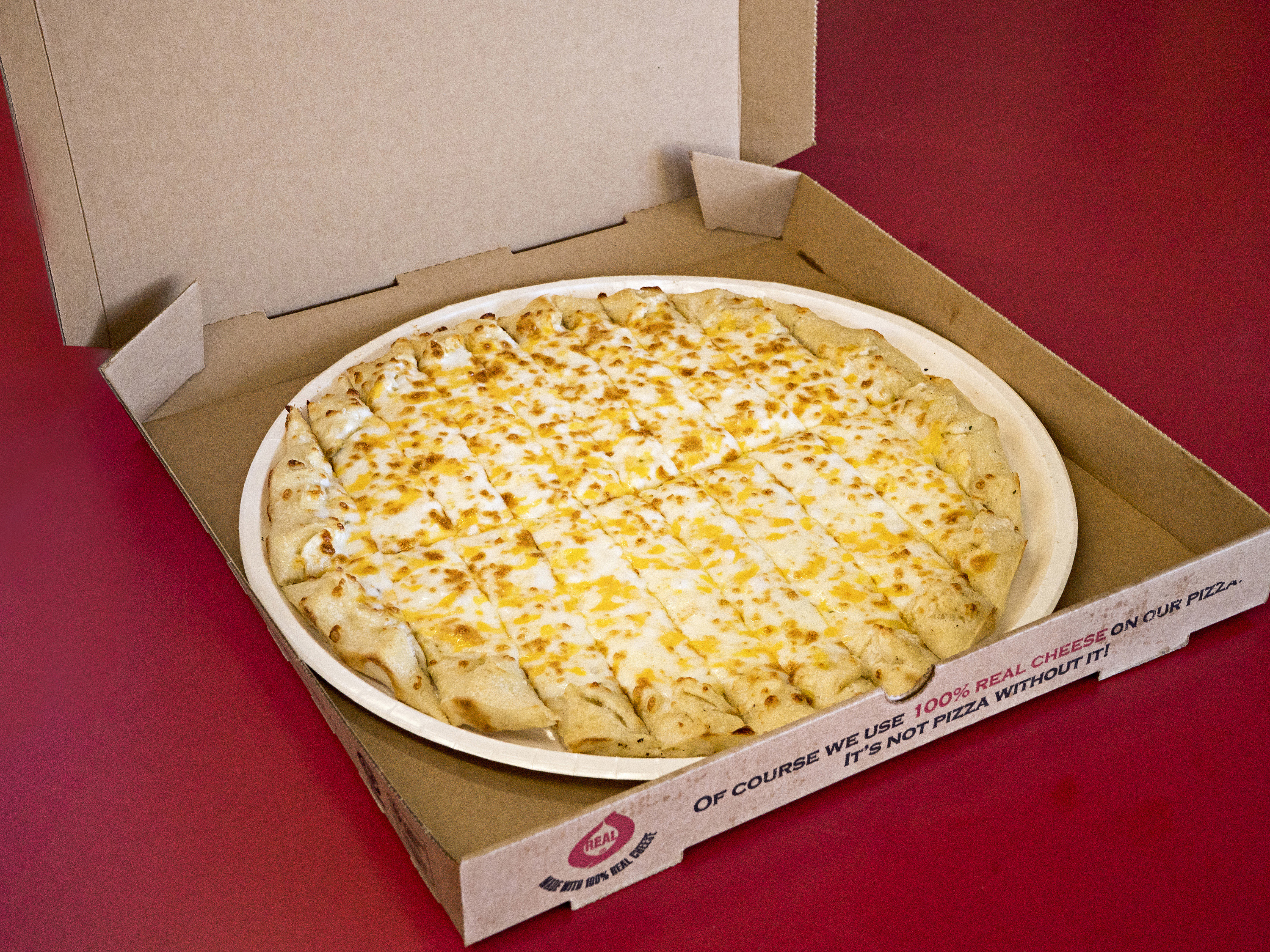 Order Garlic Cheese Bread Pizza food online from Piccadilly Pizza & Subs store, Roseburg on bringmethat.com