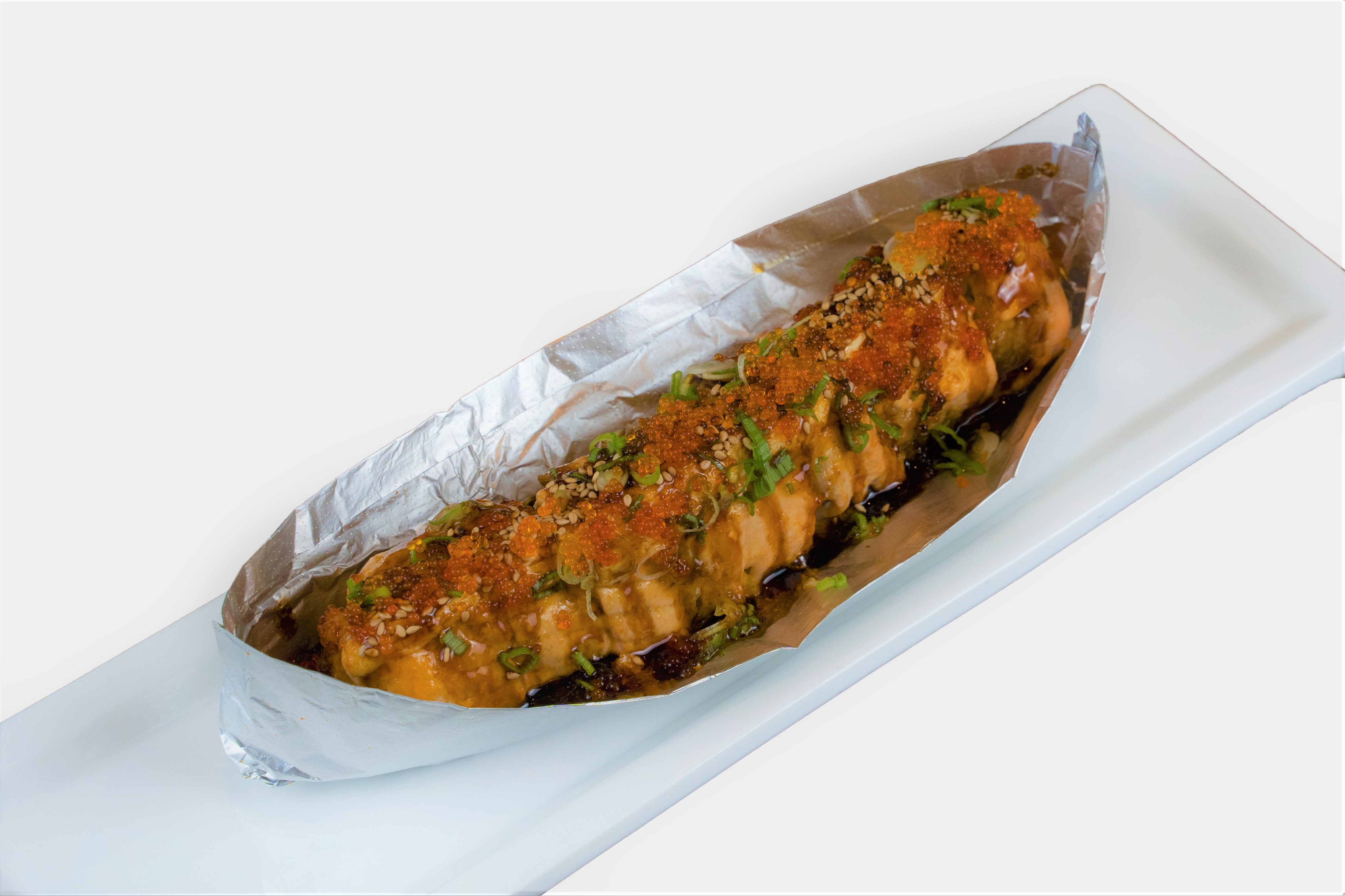 Order Lion King Roll food online from Otoko Sushi store, Redwood City on bringmethat.com
