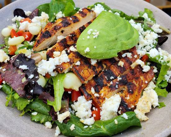 Order Grilled Chicken Cilantro Lime Salad food online from Renzo Taste Of Peru store, Lake Forest on bringmethat.com