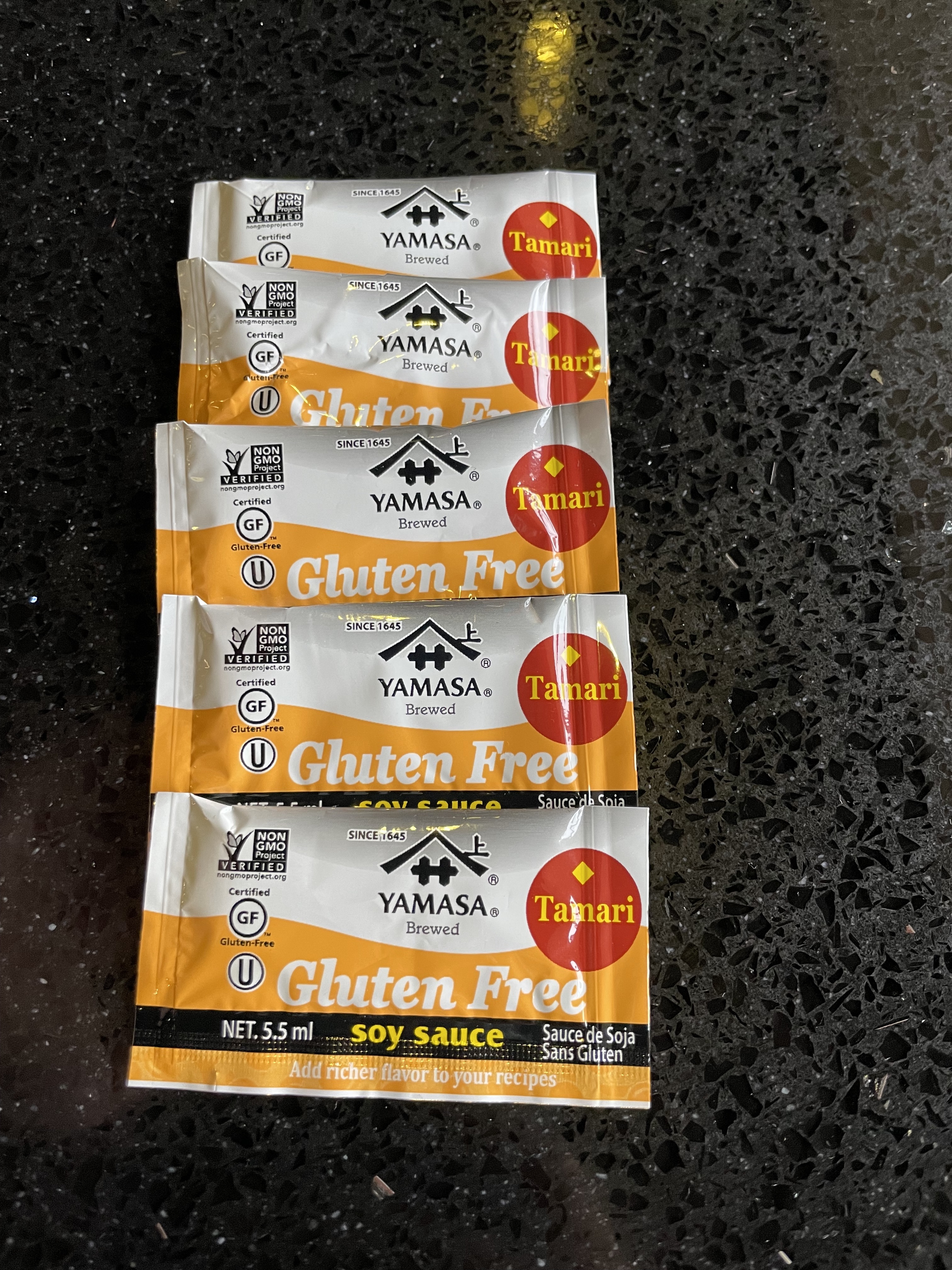 Order Gluten Free Soy Sauce(5 pocket) food online from Sakura Organic store, Wakefield on bringmethat.com