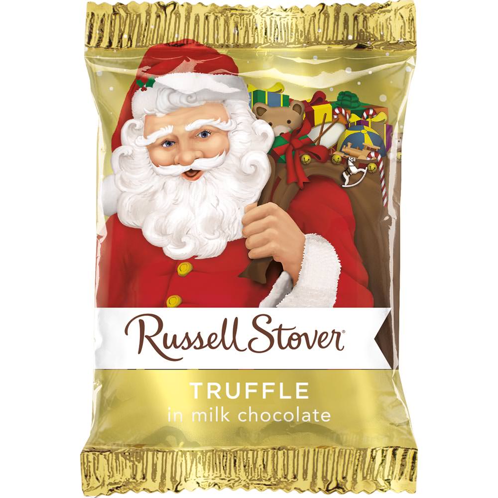 Order Russell Stover Milk Chocolate Truffle Santa Face - 1oz food online from Bartell store, Edmonds on bringmethat.com