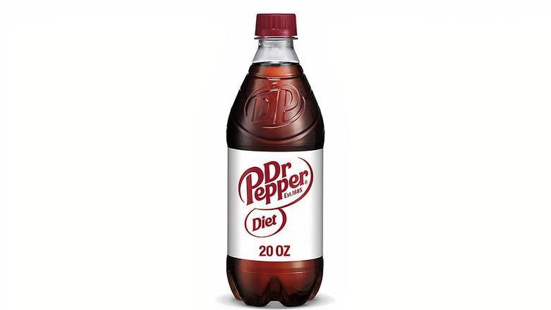 Order Diet Dr Pepper Soda - 20 oz bottle food online from Mac On 4th store, Alton on bringmethat.com