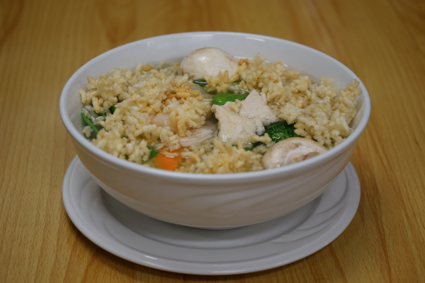 Order 3 Flavor Sizzling Rice Soup food online from Red Lantern store, Brea on bringmethat.com