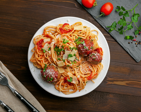 Order Spaghetti and Meatballs food online from The Sandwich Cafe store, New York on bringmethat.com
