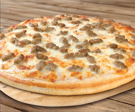 Order Sausage Pizza Slice food online from Christos' mini mart store, Jersey City on bringmethat.com
