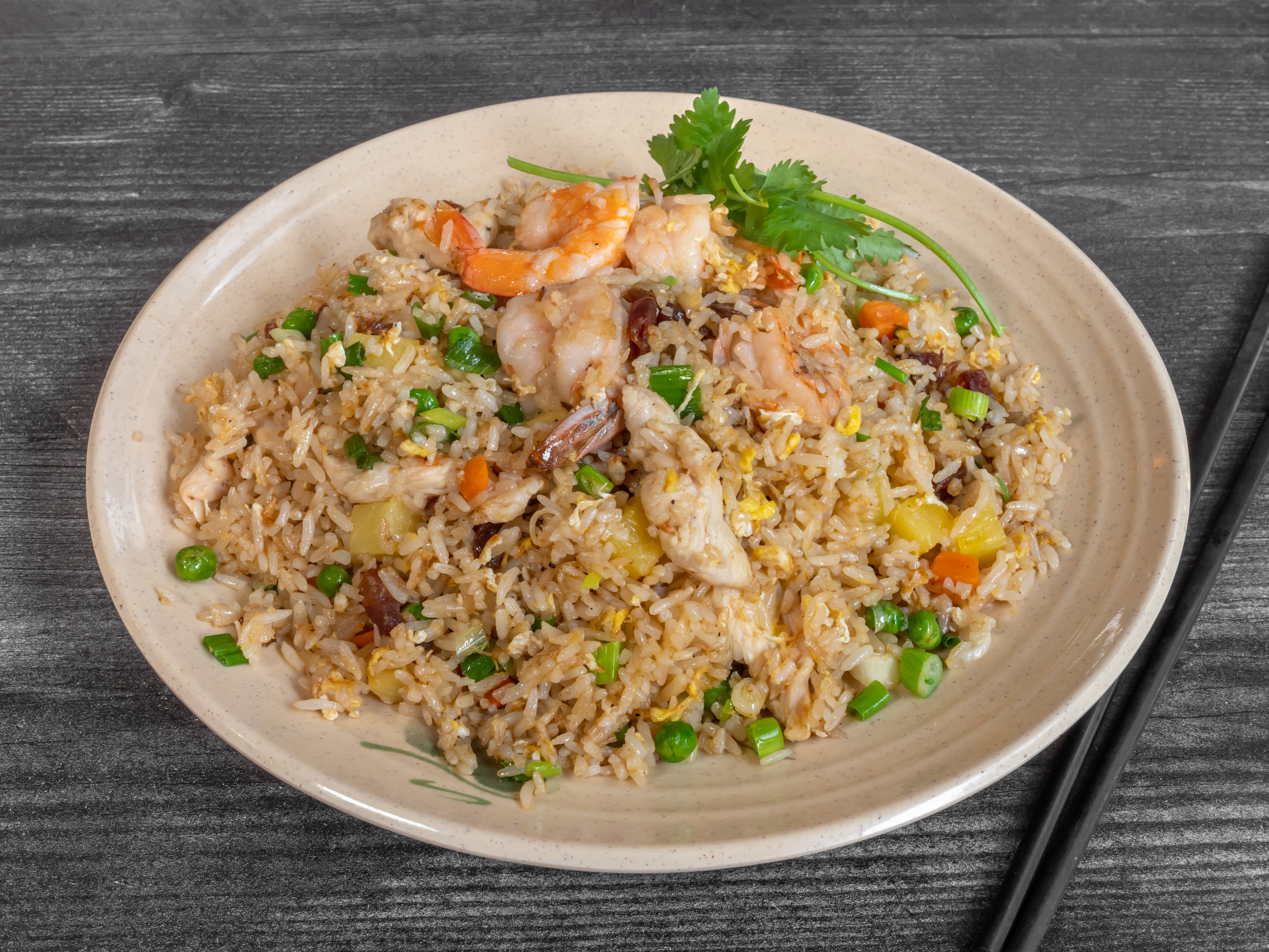 Order Morgan Special Fried Rice with Crab #31A food online from Pho Morgan Hill store, Morgan Hill on bringmethat.com