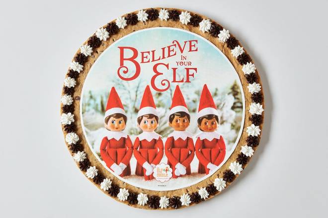 Order The Elf on the Shelf® Cookie Cake food online from Great American Cookies store, Richmond on bringmethat.com