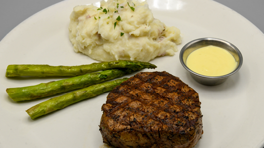 Order Filet Mignon (8 oz) food online from Mitchell's Fish Market store, Louisville on bringmethat.com