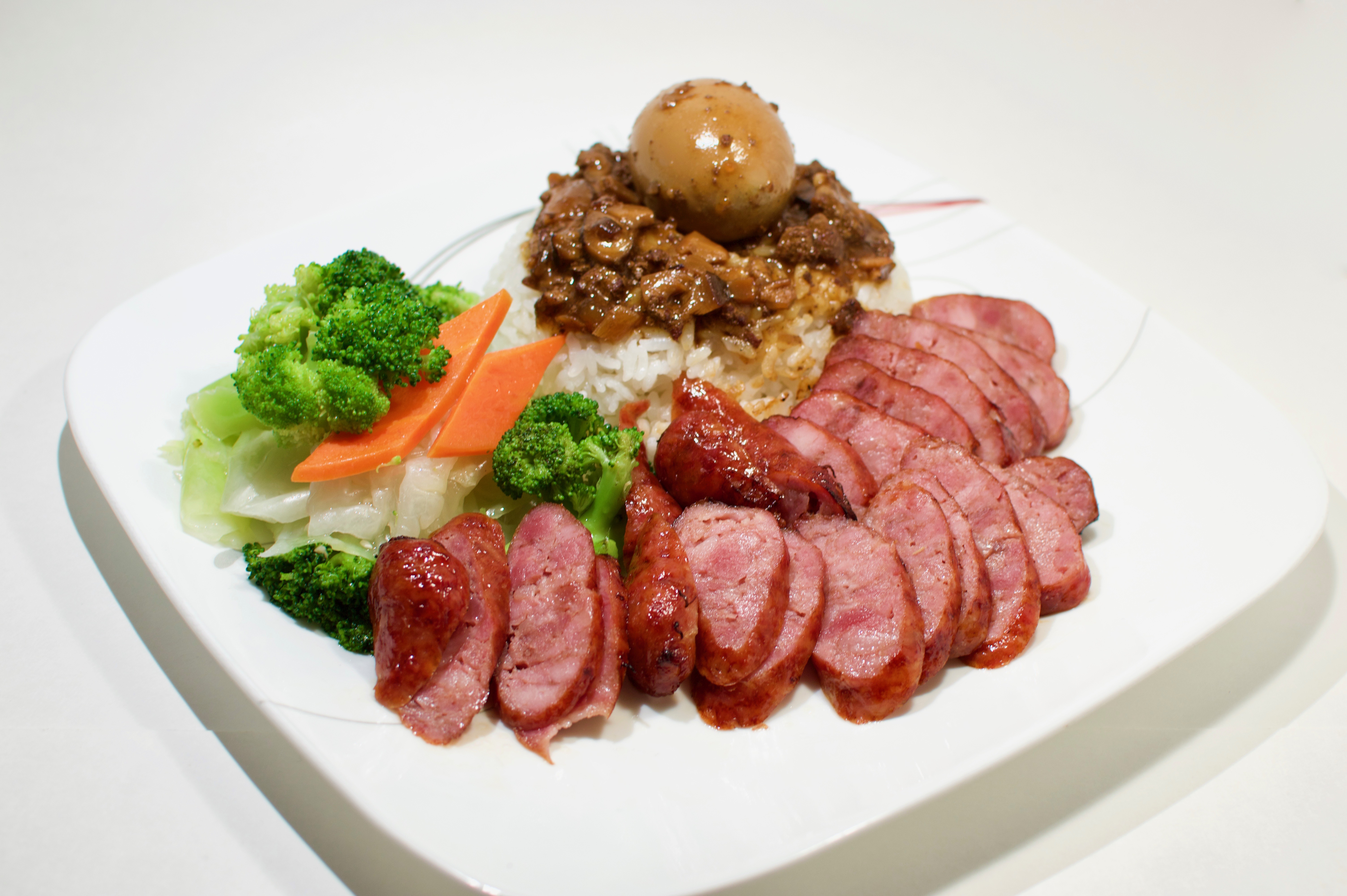 Order - Taiwanese Sausage Rice (台灣香腸飯) food online from Tea Spots store, West Covina on bringmethat.com