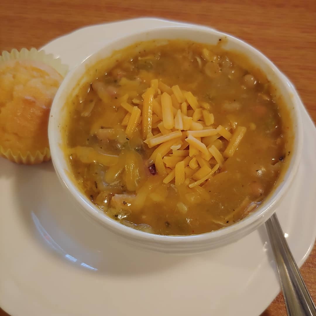 Order White Chicken Chili Soup food online from Bc Chicken Coop store, Webster on bringmethat.com