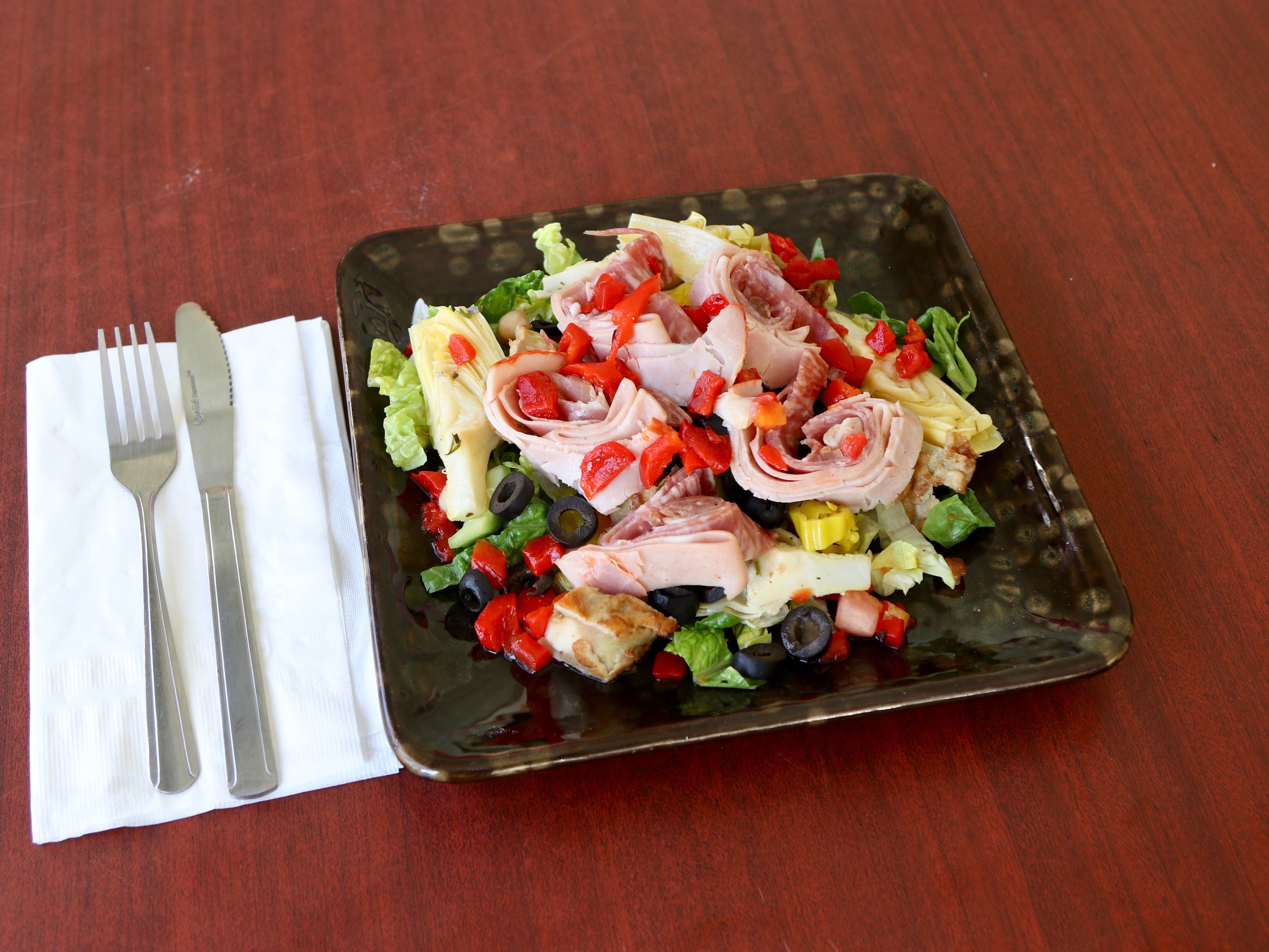 Order Antipasto Salad food online from Rocco's Cucina store, Pacific Palisades on bringmethat.com