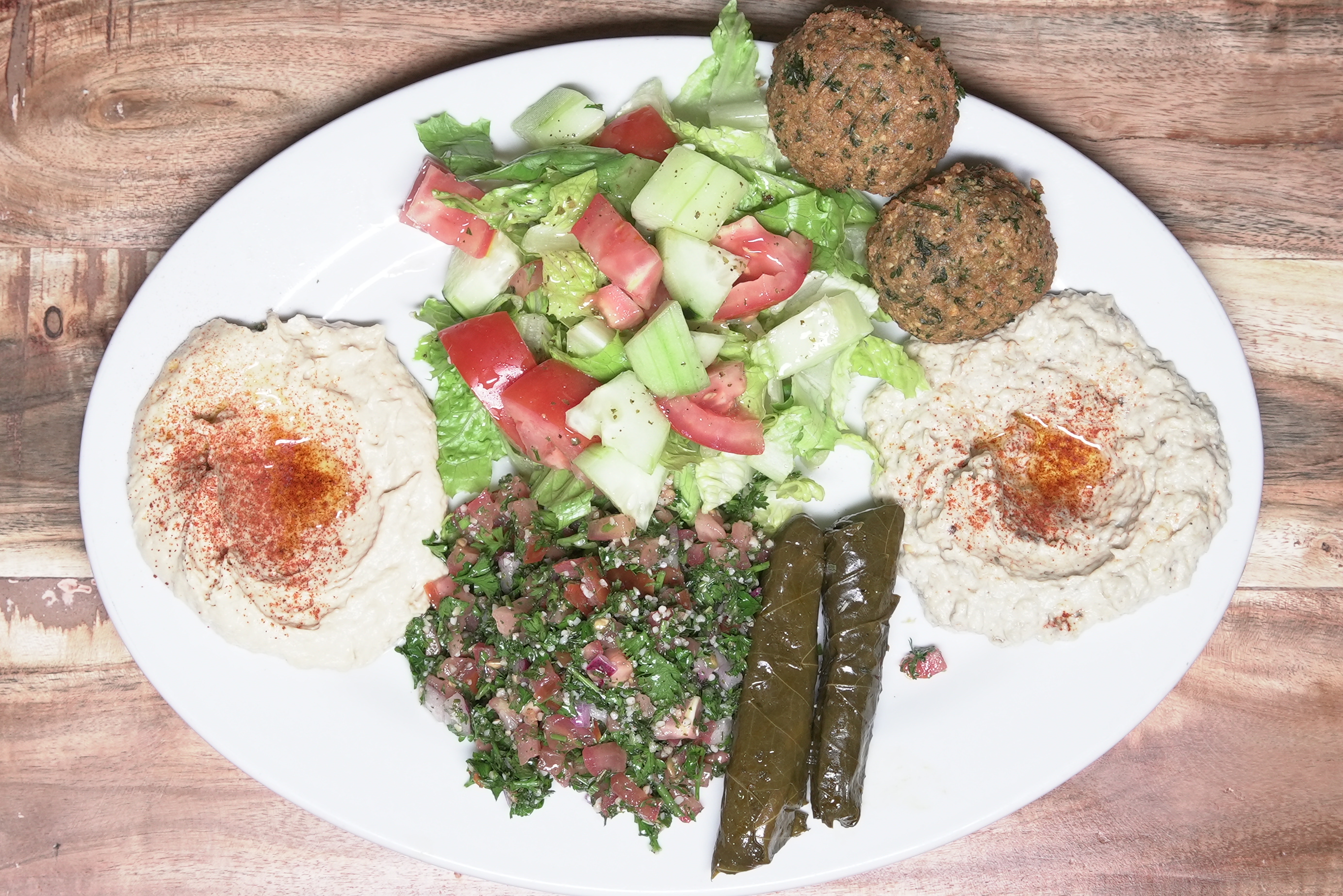 Order Vegetarian Combo food online from Shish mediterranean catering store, Studio City on bringmethat.com