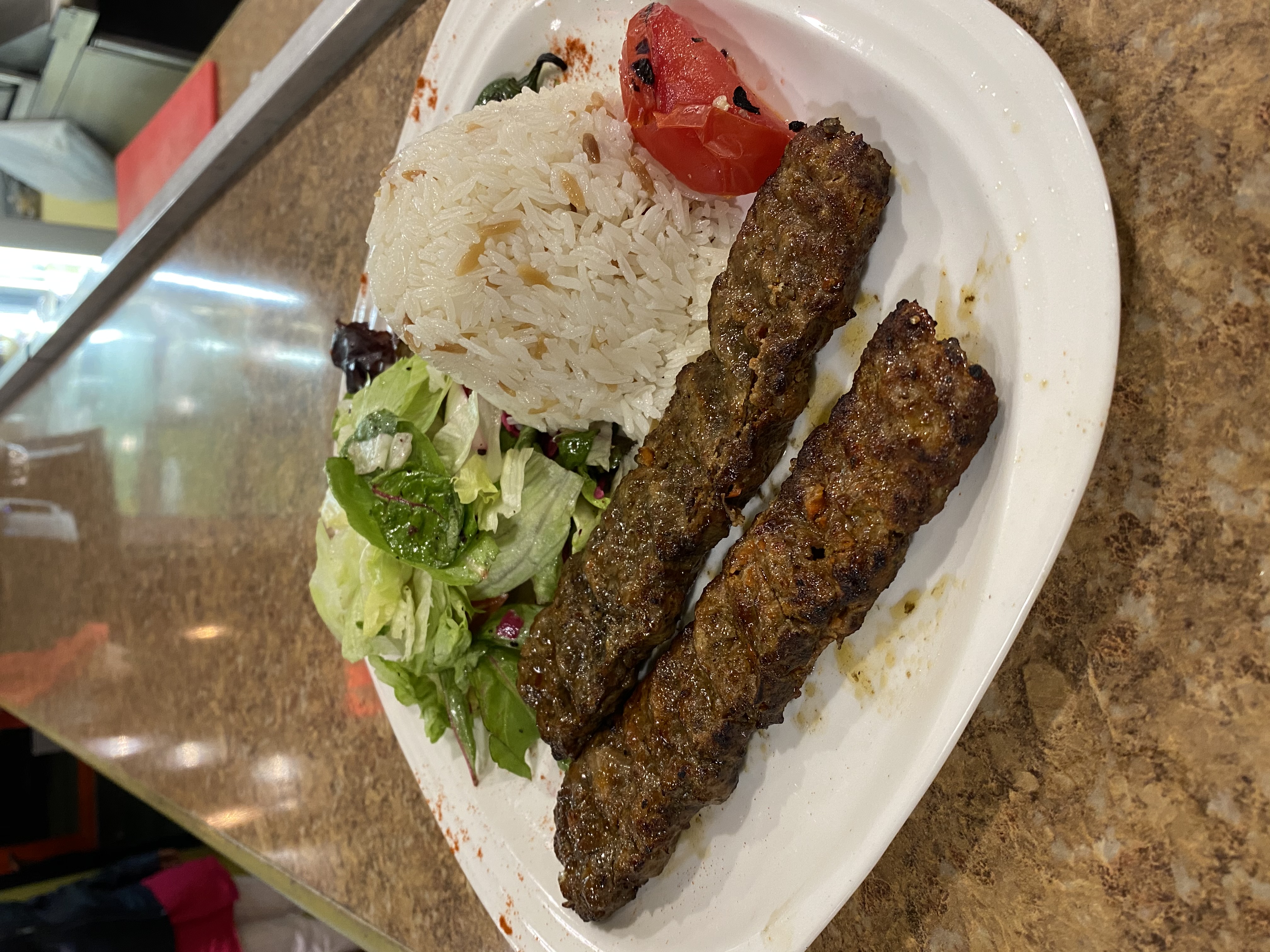 Order Lamb Adana Kebab food online from Zara Cafe Grill store, Staten Island on bringmethat.com