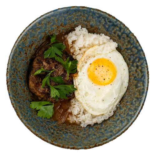 Order Impossible Loco Moco Bowl (Vegetarian) food online from Click Virtual Food Hall store, Houston on bringmethat.com