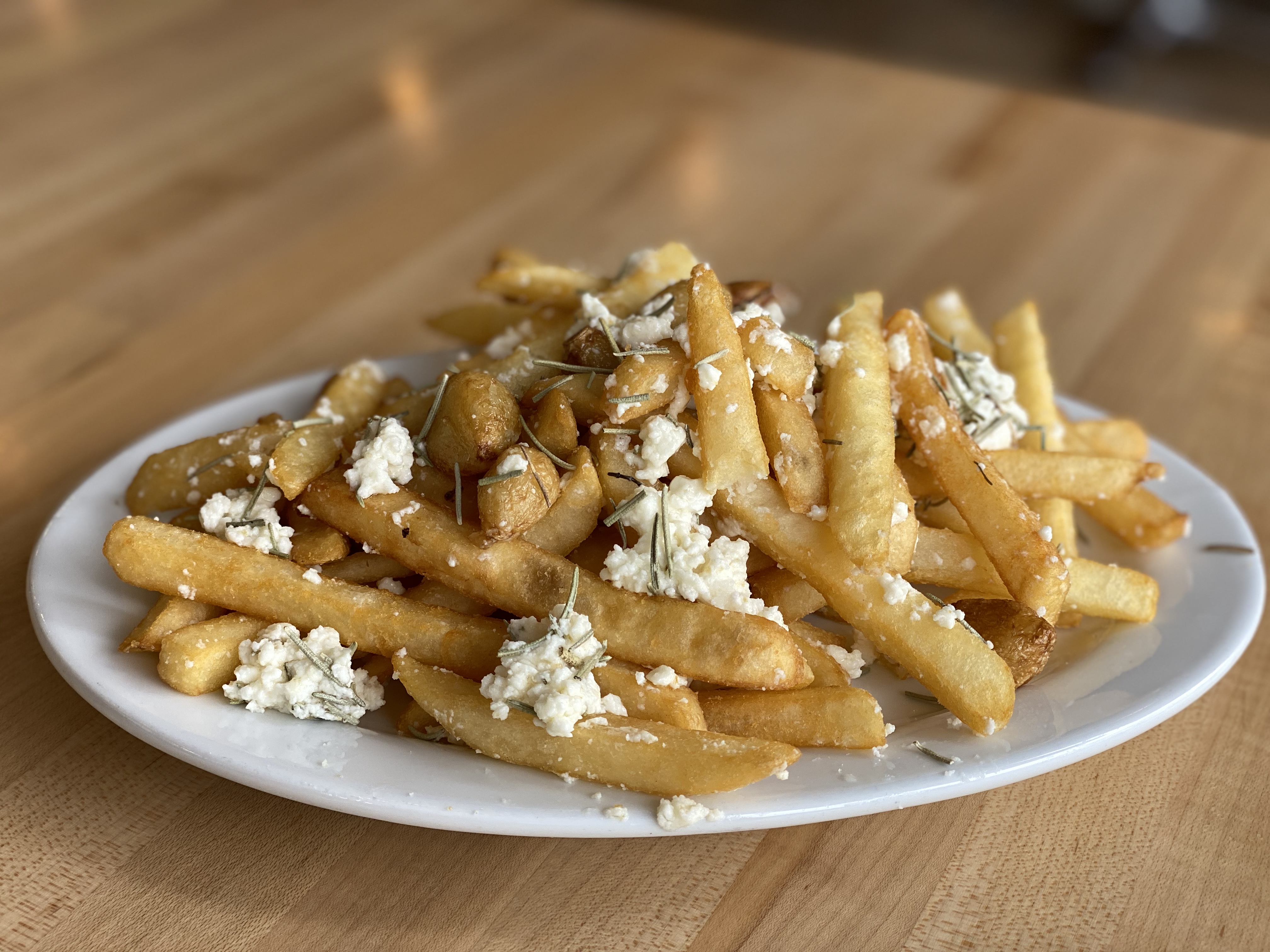 Order IGTM Feta Truffle Fries food online from It's Greek to Me store, Englewood on bringmethat.com