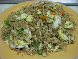 Order E15. Fried Rice food online from Moon Wok store, Cedar Hill on bringmethat.com