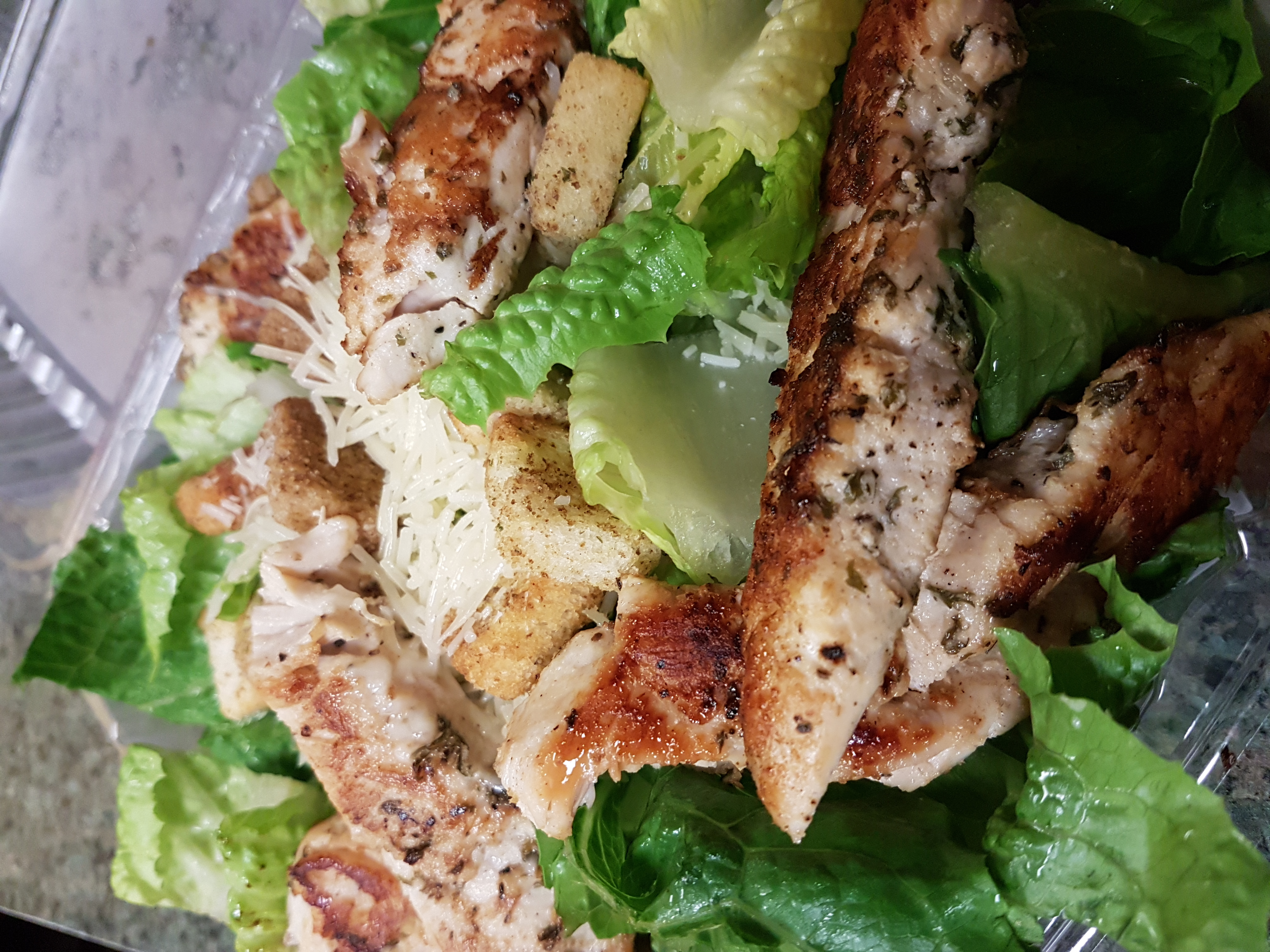 Order Chicken Caesar Salad food online from Cabot Street Pizza store, Beverly on bringmethat.com