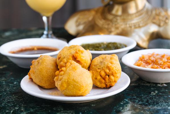 Order Patata-Wada  food online from New Delhi Indian Restaurant store, Philadelphia on bringmethat.com