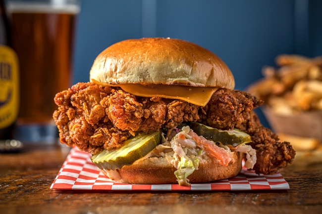 Order Signature Fried Chicken Sandwich food online from Lucy's store, Chicago on bringmethat.com