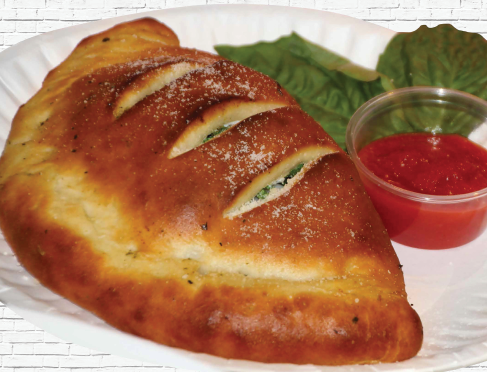 Order Mega Meat Calzone food online from Pizza Rustica store, Columbus on bringmethat.com