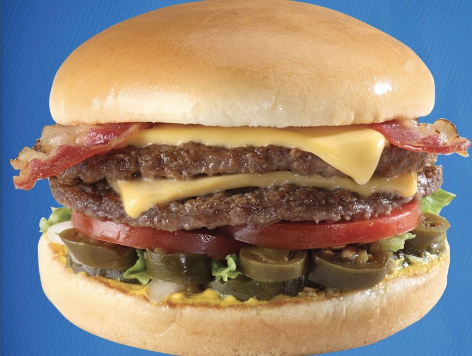 Order Ultimate Jalapeno Bacon Cheese Burger food online from Stars Drive-Ins Restaurants store, Mcallen on bringmethat.com