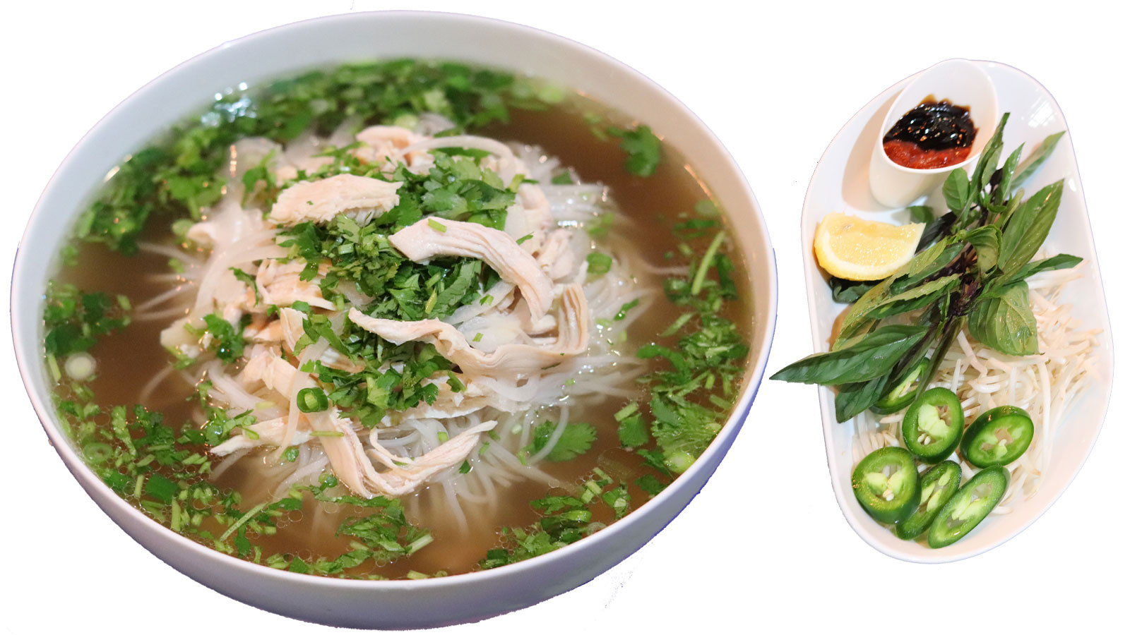 Order Pho with Chicken food online from Pho Fresh Alley & Boba Tea store, Tempe on bringmethat.com