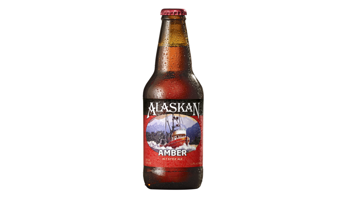 Order Alaskan Amber Alt Style Beer 6 Pack 12 oz Bottles food online from Oak Knoll Liquor store, Santa Maria on bringmethat.com