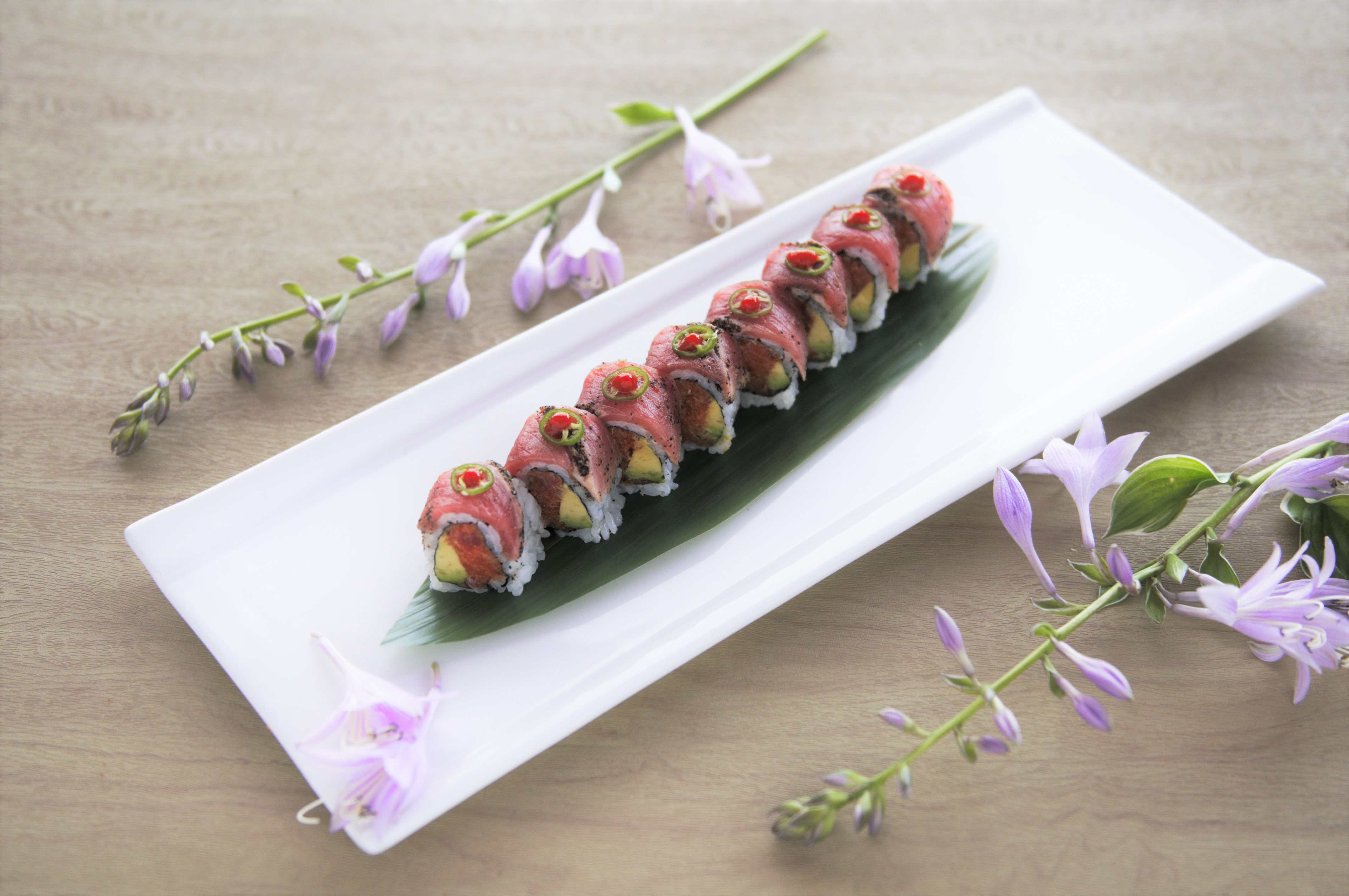 Order Spicy Girl Roll food online from Izumi Sushi & Hibachi Steakhouse store, Levittown on bringmethat.com